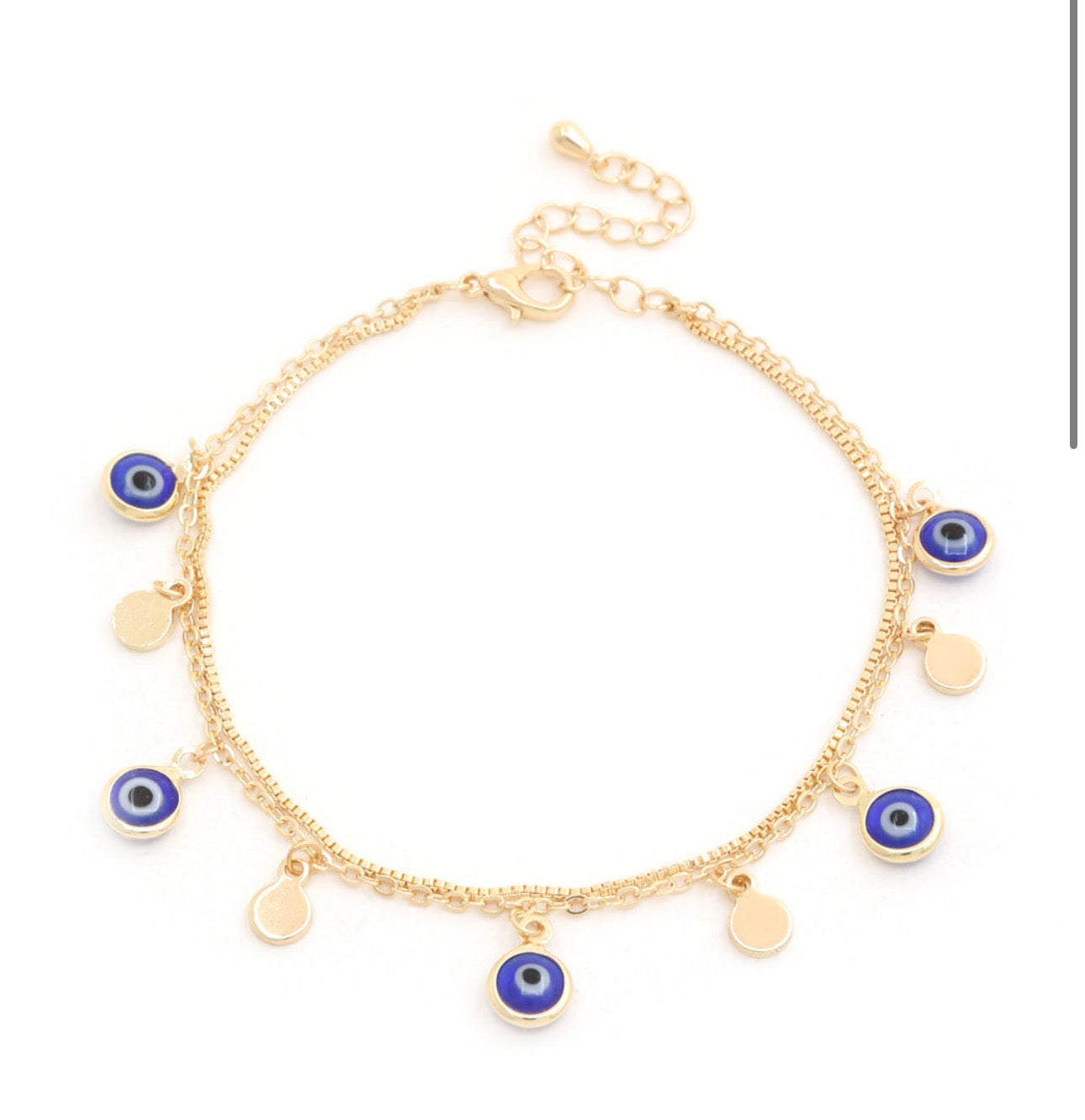 ESTEFANÍA-BLUE EVIL EYE BRACELET