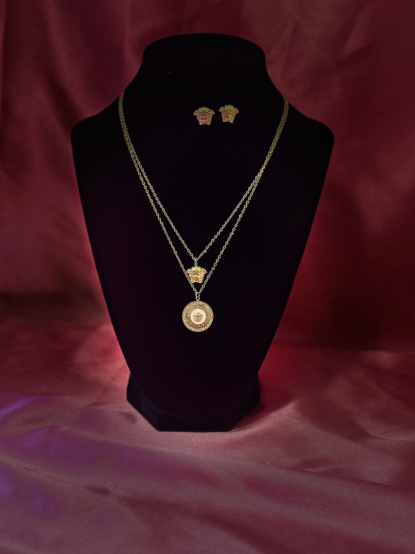 VERSACE- WHITE NECKLACE SET